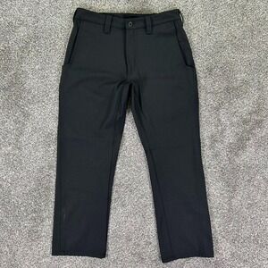 1620 Work Pants Mens 32 Black Utility Cargo Carpenter Durable Workwear USA Made